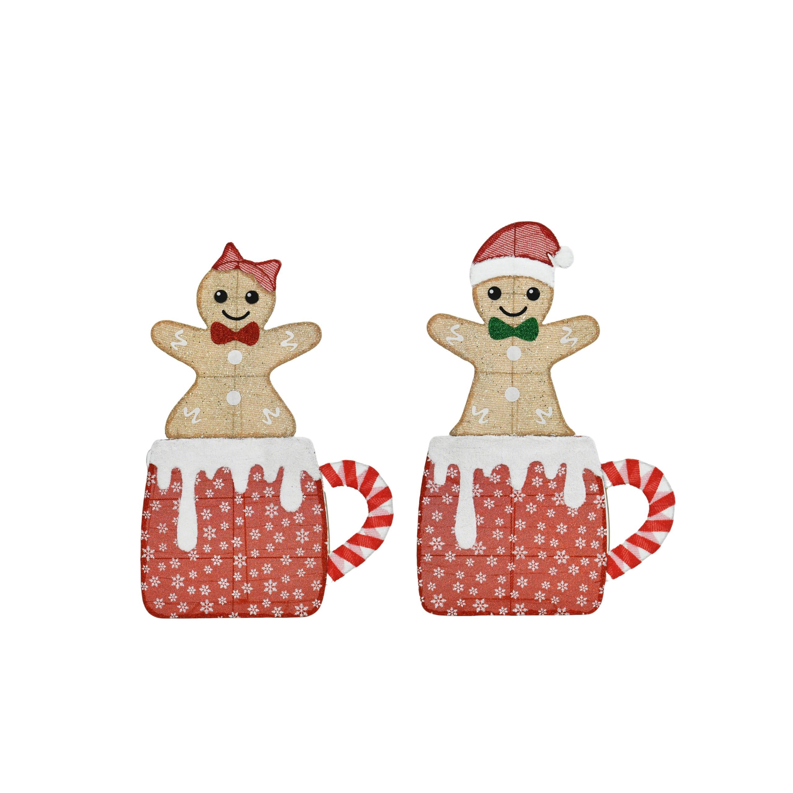 40-inch And 42-inch Gingerbread Man Shaped Decorative L – LumiqHome