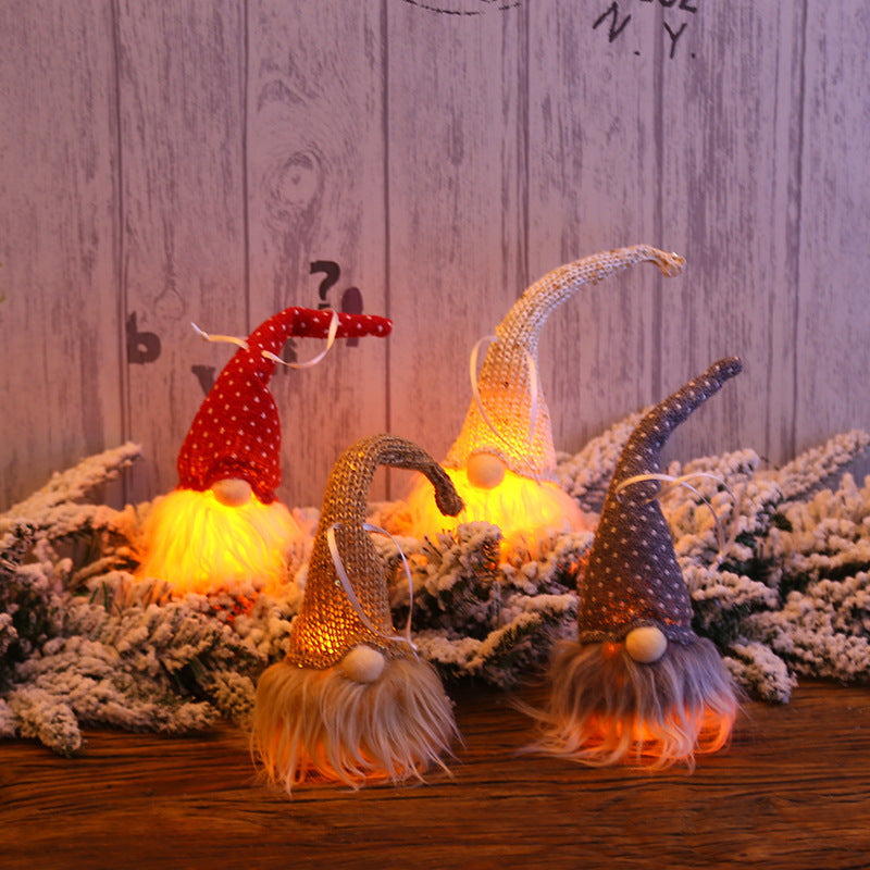 Christmas Forester Gnome LED Doll Light Tree Decoration by LumiqHome – elegant led christmas décor in a cozy setting