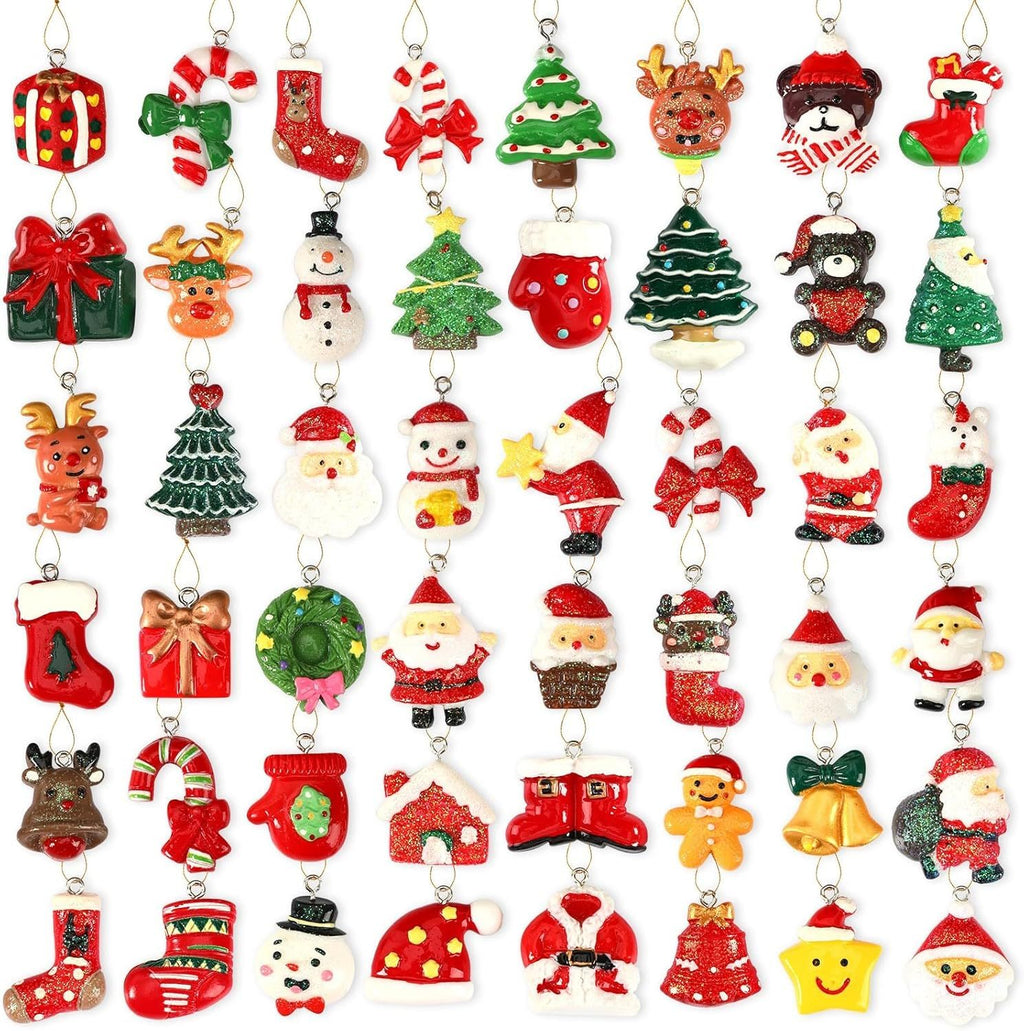 36PCS Mini Resin Christmas Ornaments Tiny Christmas Han by LumiqHome – elegant holiday home décor in a cozy setting