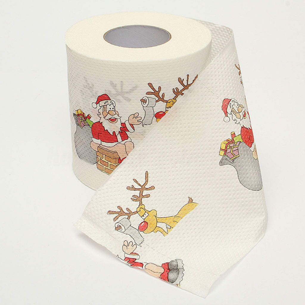 Christmas Toilet Paper by LumiqHome – elegant holiday home décor in a cozy setting