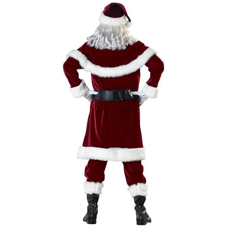 Santa couple costume Christmas dress Mr Santa full length LumiqHome
