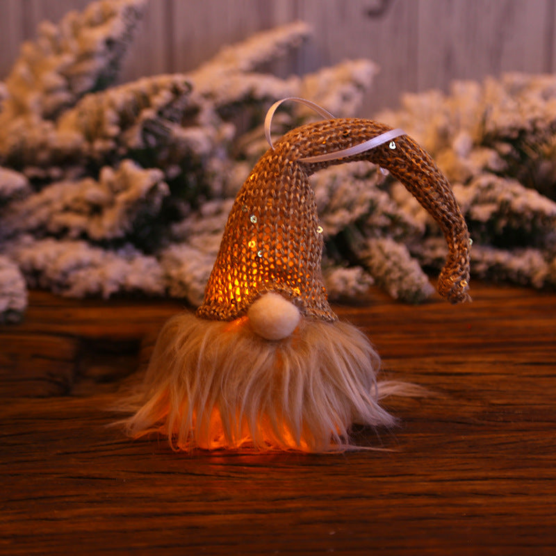 Christmas Forester Gnome LED Doll Light Tree Decoration by LumiqHome – elegant led christmas décor in a cozy setting