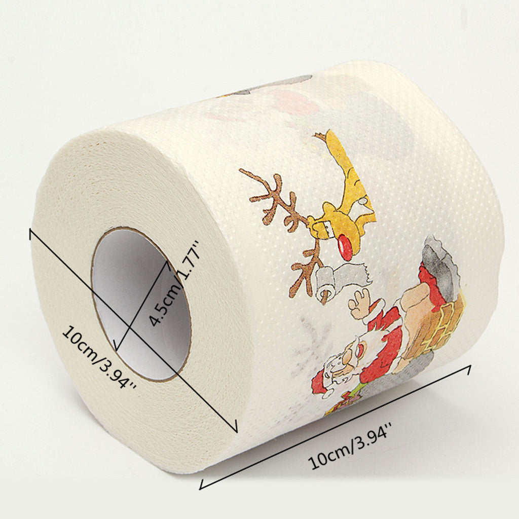 Christmas Toilet Paper by LumiqHome – elegant holiday home décor in a cozy setting