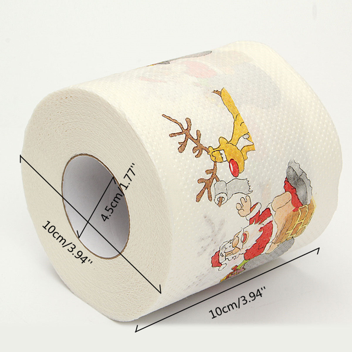 Christmas Toilet Paper by LumiqHome – elegant holiday home décor in a cozy setting