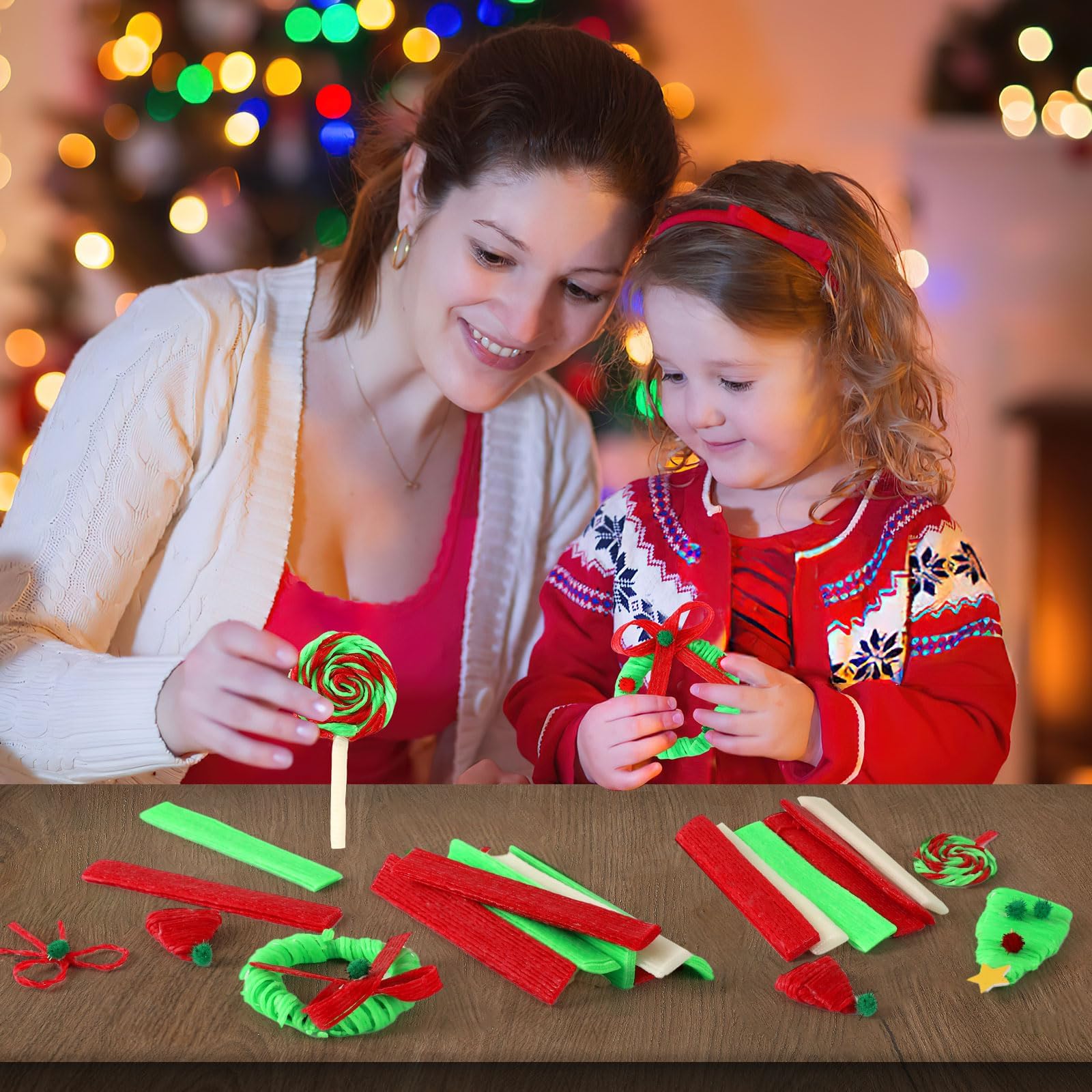 Christmas Wax Craft Sticks – Bendable Wiki Sticks for DIY Crafts – LumiqHome