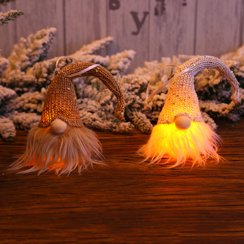 Christmas Forester Gnome LED Doll Light Tree Decoration by LumiqHome – elegant led christmas décor in a cozy setting
