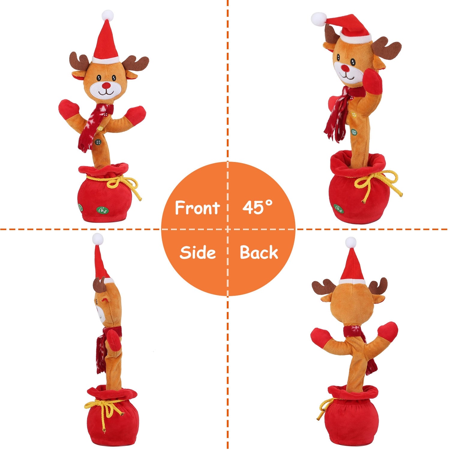 1Pc Penguin Or Elk Kid Electric Dance Toy Christmas Elk – LumiqHome