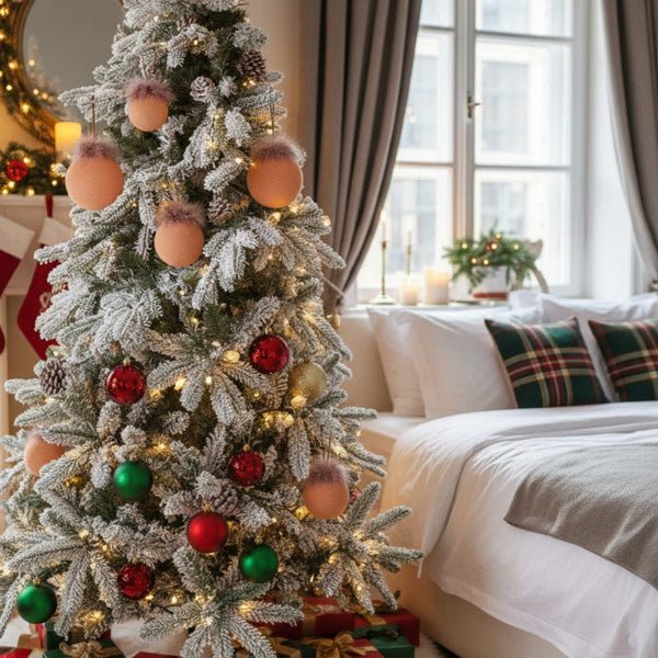 4PCS Set Christmas Ball Ornaments Glass Hanging Balls F – LumiqHome