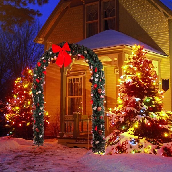 240x40x265cm PVC Christmas Arch – LumiqHome