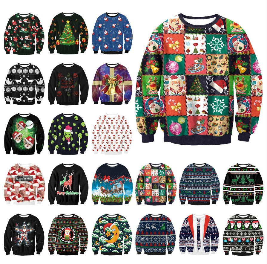 UGLY CHRISTMAS SWEATER Vacation Santa Elf Funny Womens by LumiqHome – elegant holiday home décor in a cozy setting