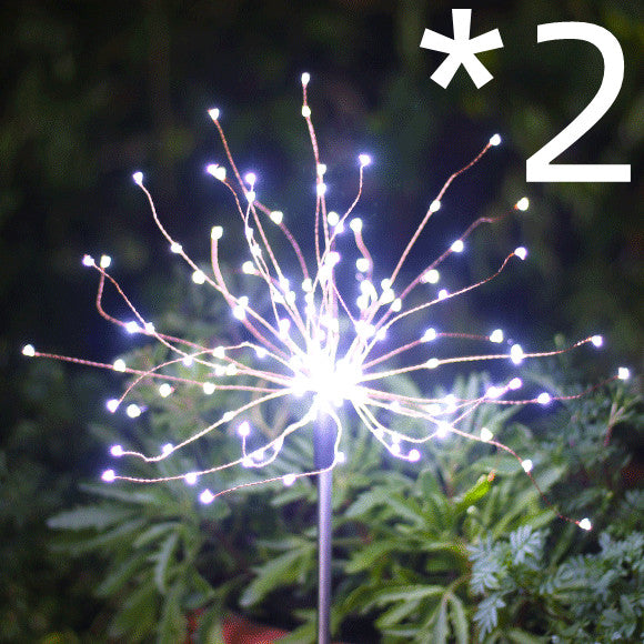 Solar Ground Firework Light Outdoor – LED Copper Wire