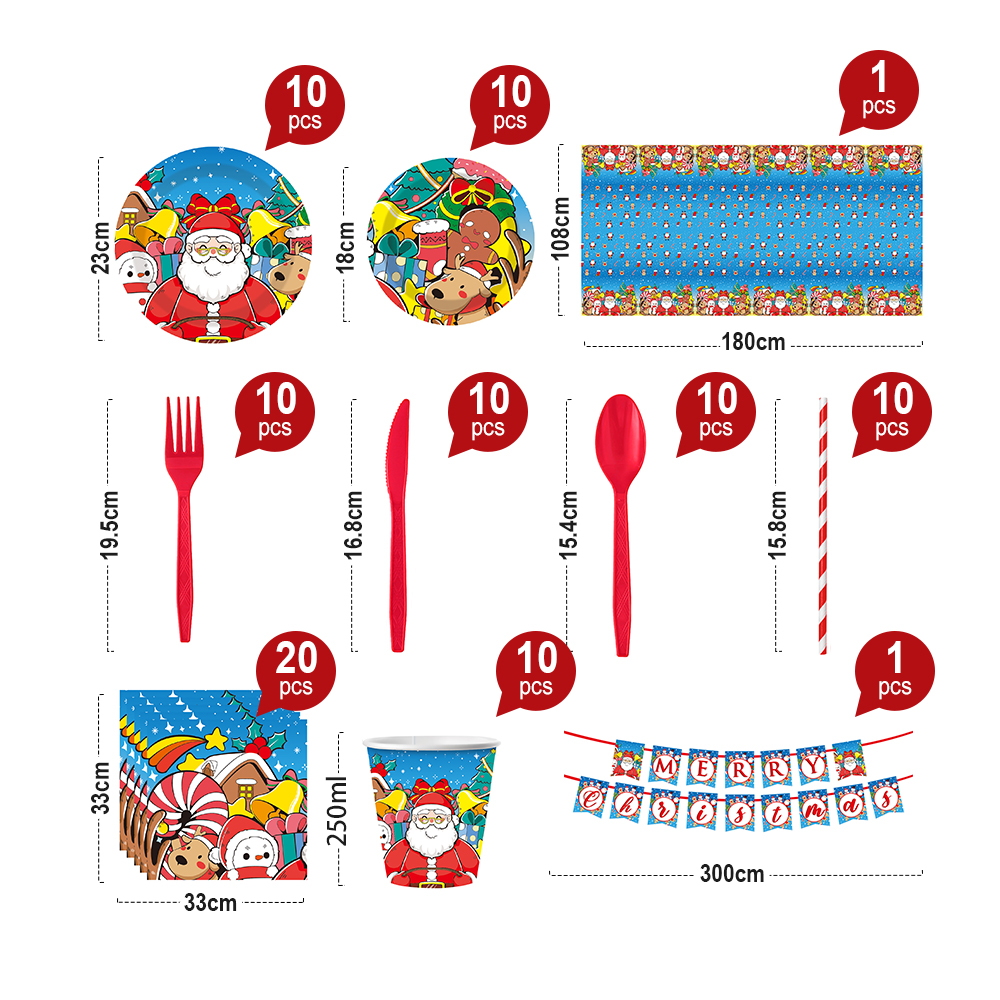 Christmas 10-Piece Festive Set - LumiqHome