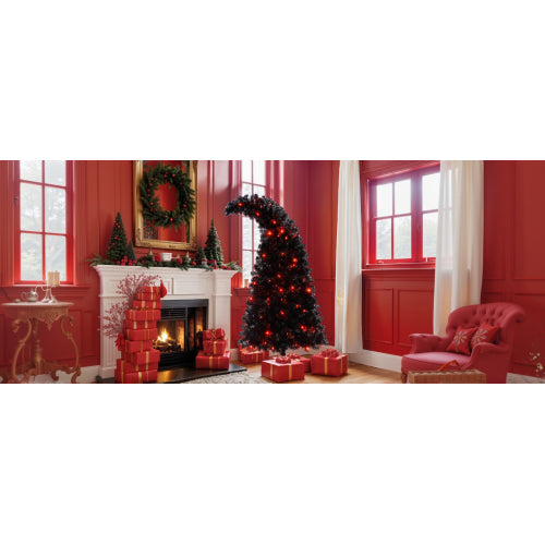 6FT Artificial Christmas Tree With LED Light, Pre-Lit C – LumiqHome