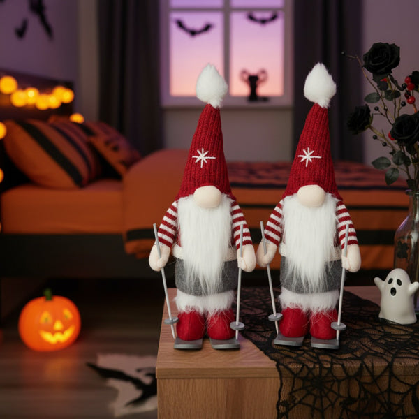 Christmas Gnomes Tabletop Ornaments Set of 2 - LumiqHome