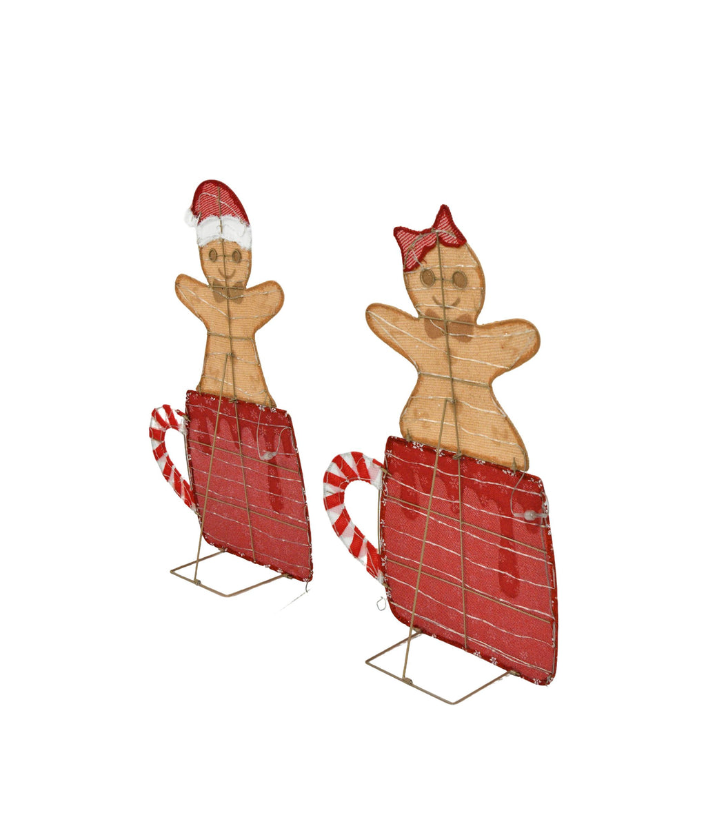 40-inch And 42-inch Gingerbread Man Shaped Decorative L – LumiqHome