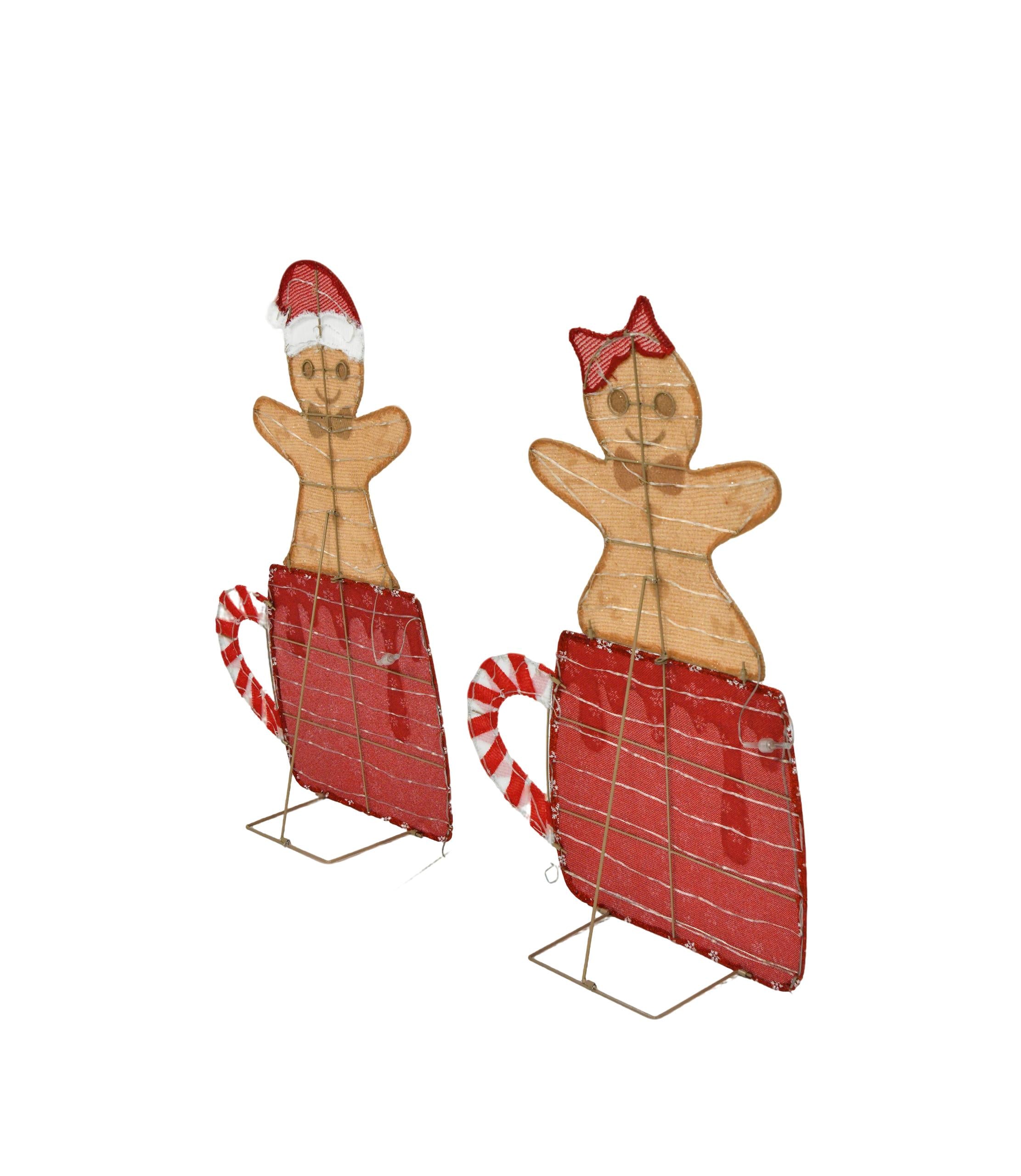 40-inch And 42-inch Gingerbread Man Shaped Decorative L – LumiqHome