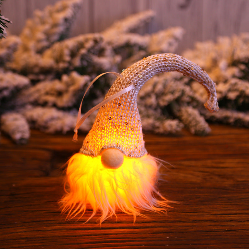 Christmas Forester Gnome LED Doll Light Tree Decoration by LumiqHome – elegant led christmas décor in a cozy setting