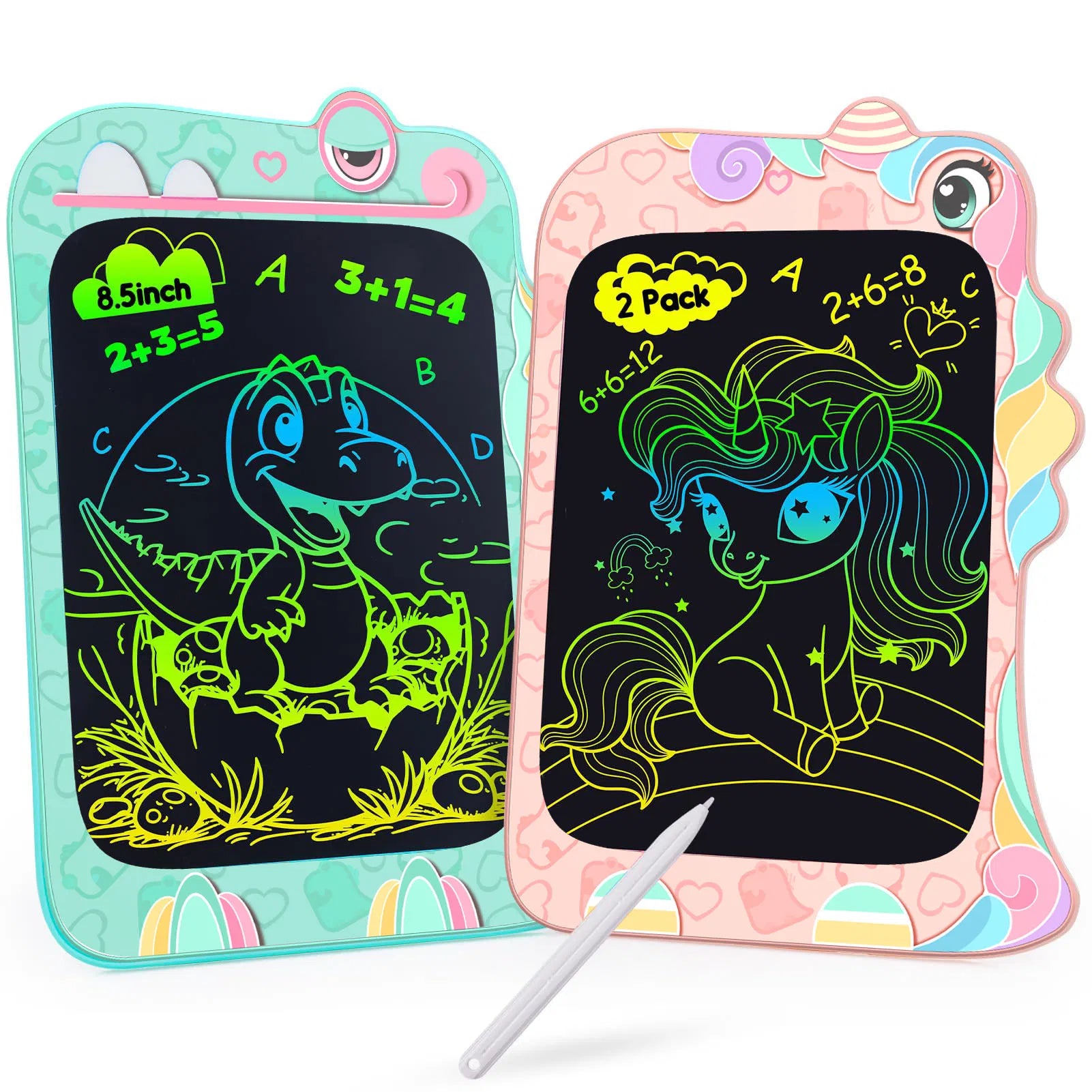 LCD Writing Tablet, Birthday Christmas Kids Unicorn Gif – LumiqHome