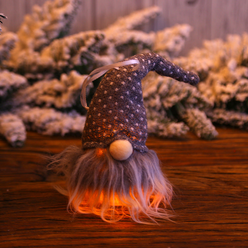 Christmas Forester Gnome LED Doll Light Tree Decoration by LumiqHome – elegant led christmas décor in a cozy setting