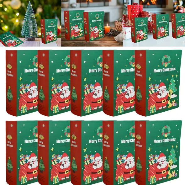 10 Pcs Christmas Candy Boxes Merry Christmas Santa Clau – LumiqHome