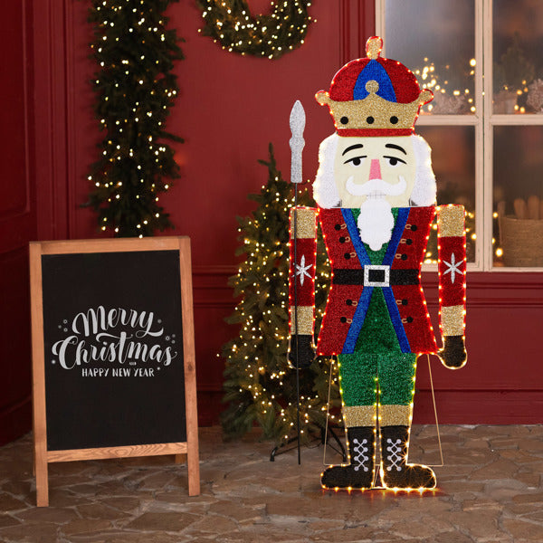 68X45X168cm Soldier 2D Warm White Lamp Christmas Light by LumiqHome – elegant led christmas décor in a cozy setting