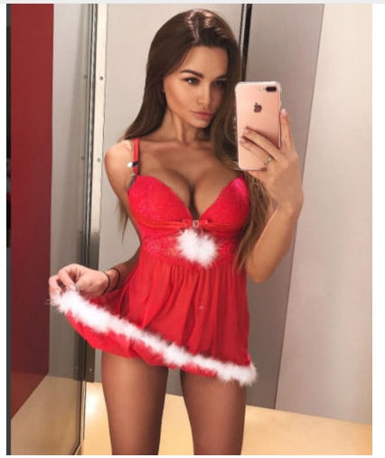 Women's Sexy Lingerie Sling Christmas Holiday Costume S by LumiqHome – elegant holiday home décor in a cozy setting