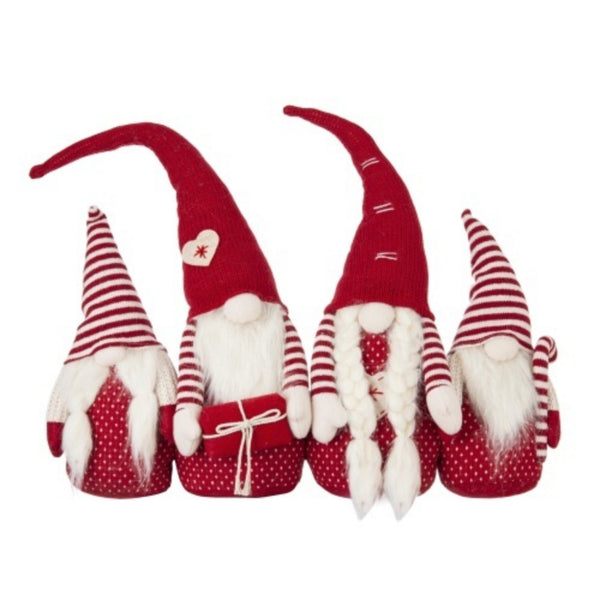 4PCS Set Tall Christmas Gnome Family Red Halloween Deco – LumiqHome