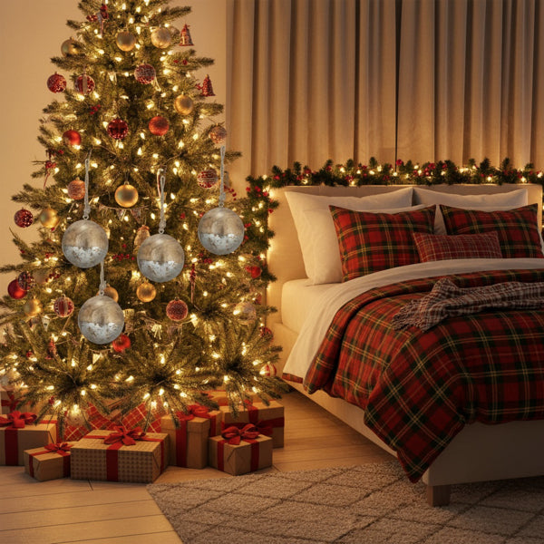 4PCS Set Christmas Hanging Ball Ornaments Wooden Tree D – LumiqHome