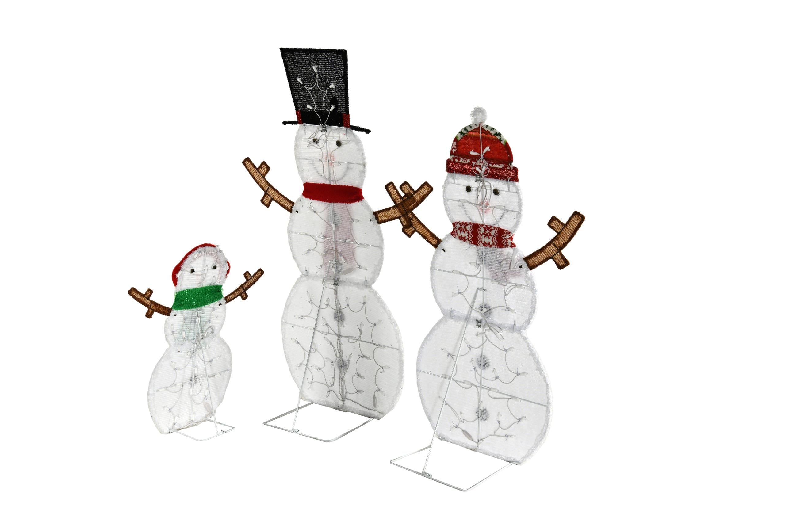 Snowman Shaped LED Festive Lights – Indoor & Outdoor – LumiqHome