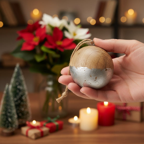 4PCS Set Christmas Hanging Ball Ornaments Wooden Tree D – LumiqHome