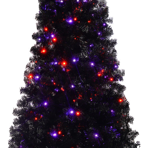 6FT Artificial Christmas Tree With LED Light, Pre-Lit C – LumiqHome
