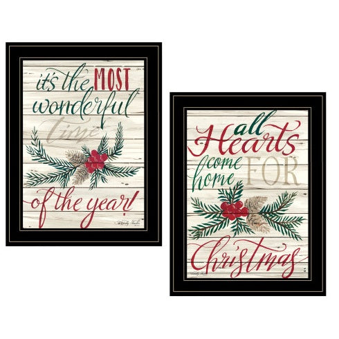 All Hearts Come Home For Christmas2-Piece Vignette By A by LumiqHome – elegant holiday home décor in a cozy setting