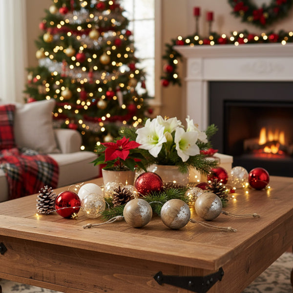 4PCS Set Christmas Hanging Ball Ornaments Wooden Tree D – LumiqHome