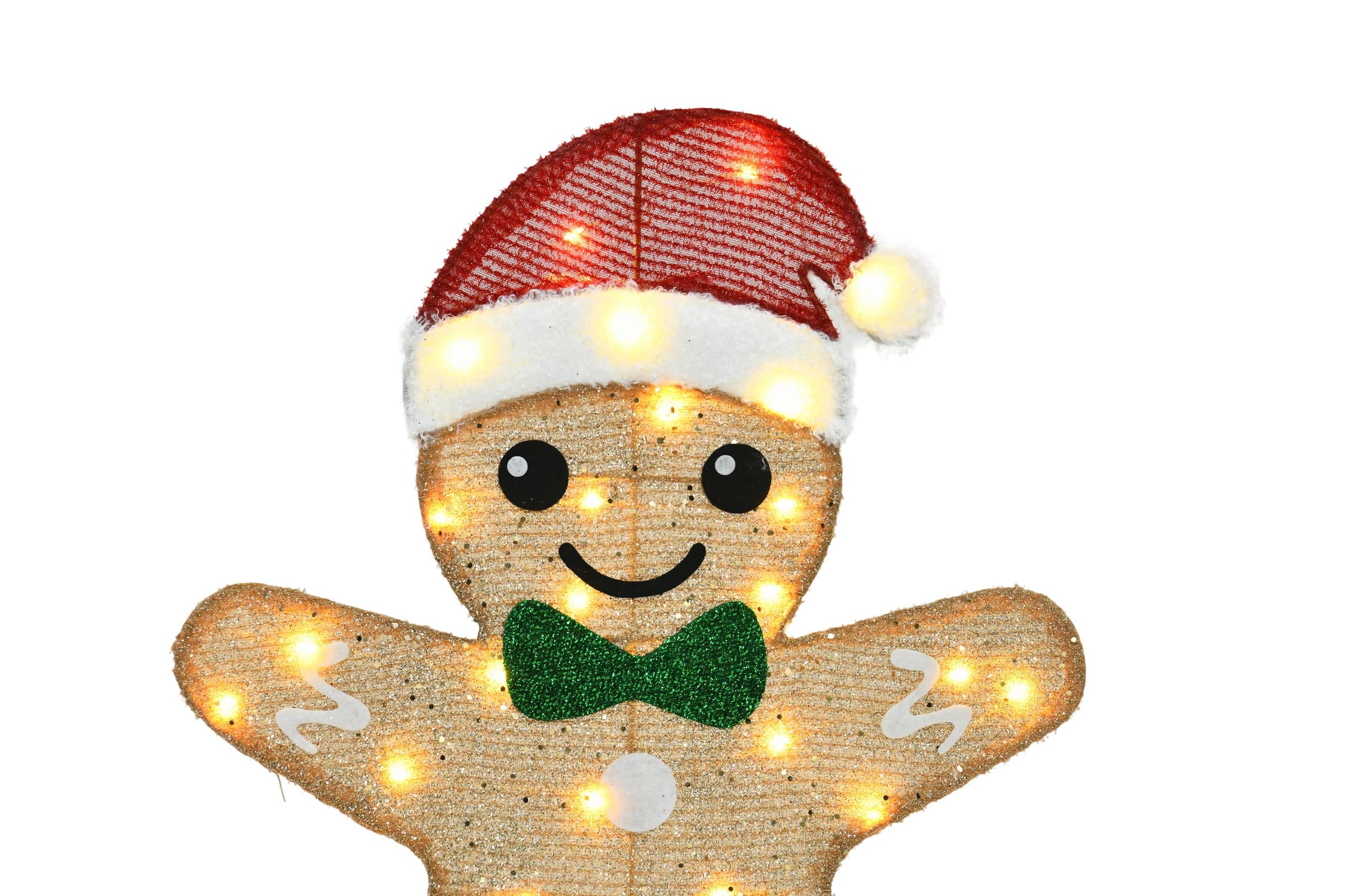 40-inch And 42-inch Gingerbread Man Shaped Decorative L – LumiqHome