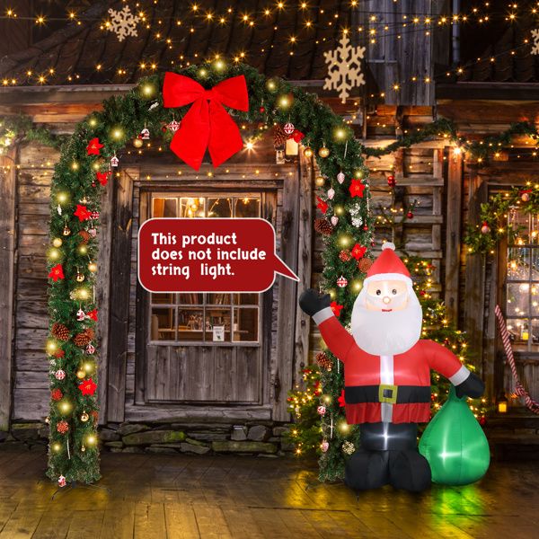240x40x265cm PVC Christmas Arch – LumiqHome
