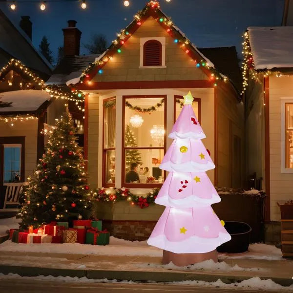 7.2FT Lighted Christmas Inflatable Decoration, Inflatab – LumiqHome