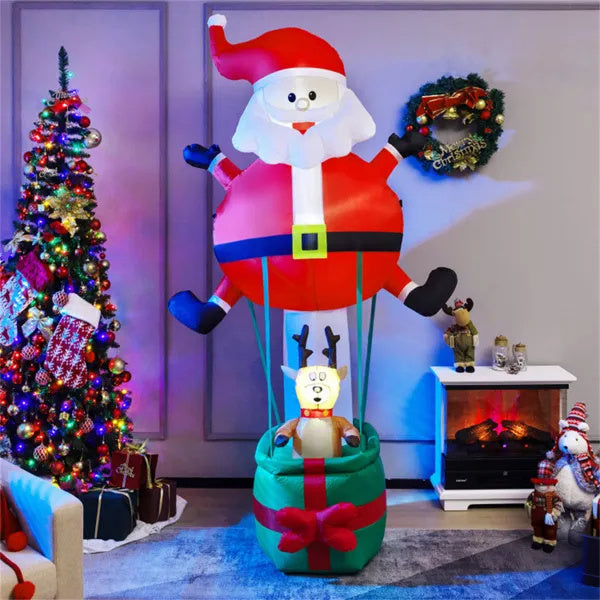 8 Feet Christmas Decorations,Inflatable Santa Claus And by LumiqHome – elegant led christmas décor in a cozy setting