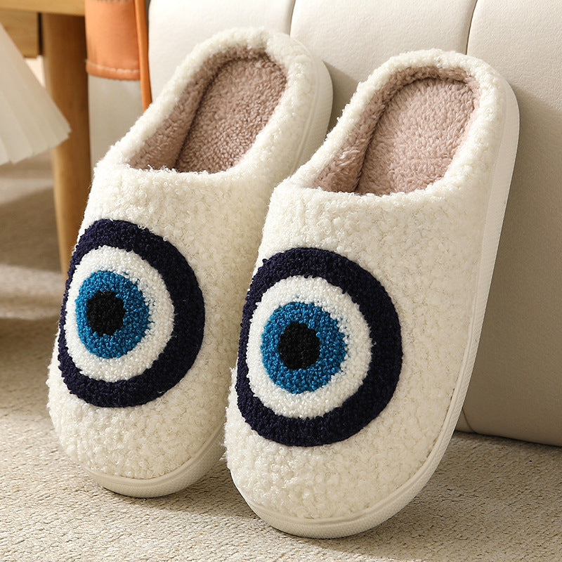 Winter warm Christmas elk cotton slippers colorful lifestyle hand LumiqHome