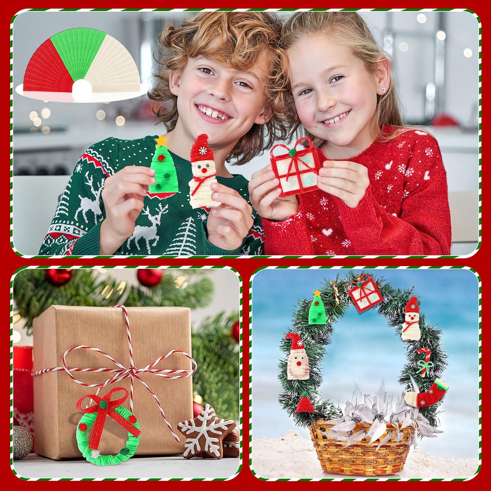 Christmas Wax Craft Sticks – Bendable Wiki Sticks for DIY Crafts – LumiqHome