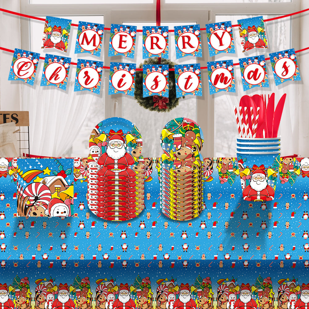 AI4380 - Christmas 10-Piece Set by LumiqHome – elegant holiday home décor in a cozy setting
