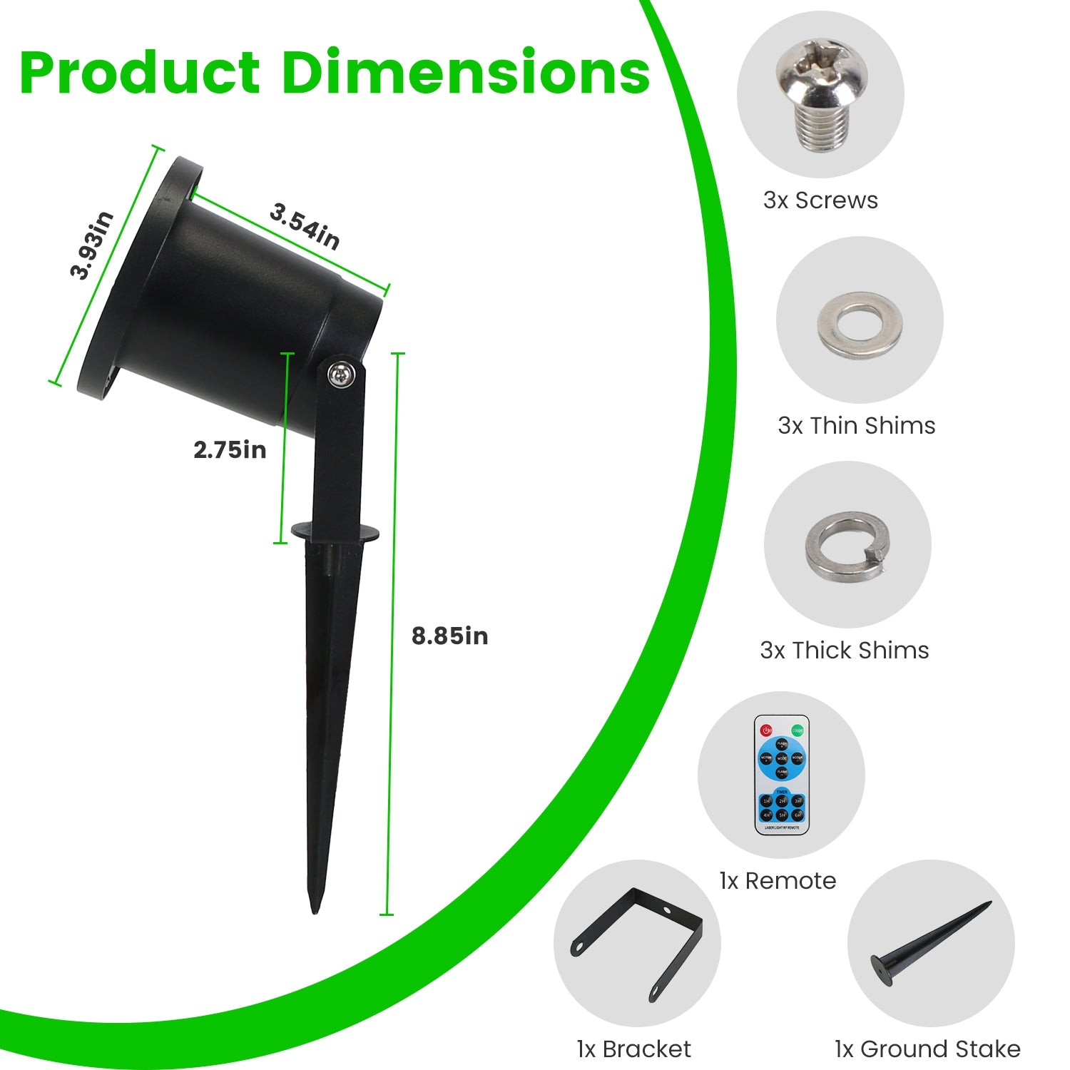 1Pc Outdoor Laser Projector Light Red And Green Project – LumiqHome