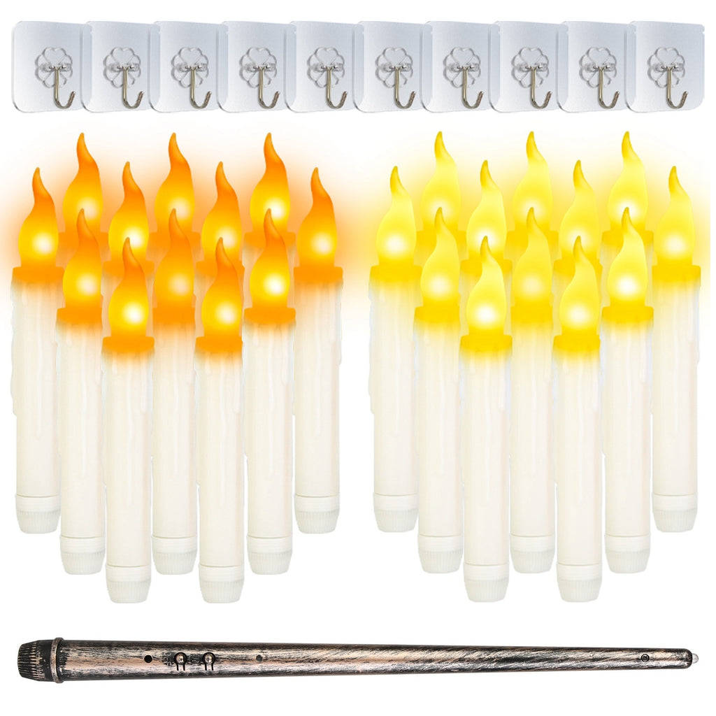 12Pcs Flameless Floating Candles LED Magic Hanging Cand by LumiqHome – elegant led christmas décor in a cozy setting