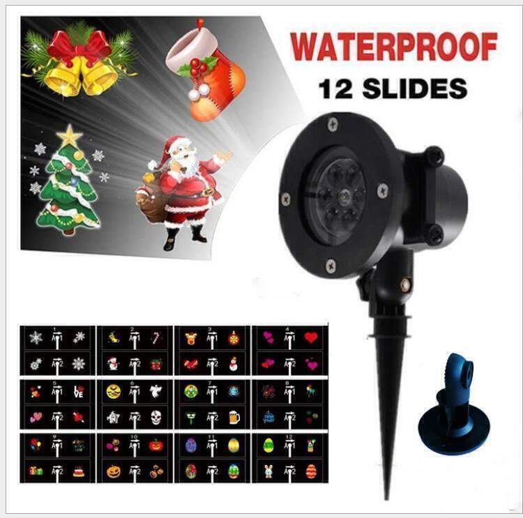 48 Pattern Christmas Projector Laser Light Snow LED Lam – LumiqHome