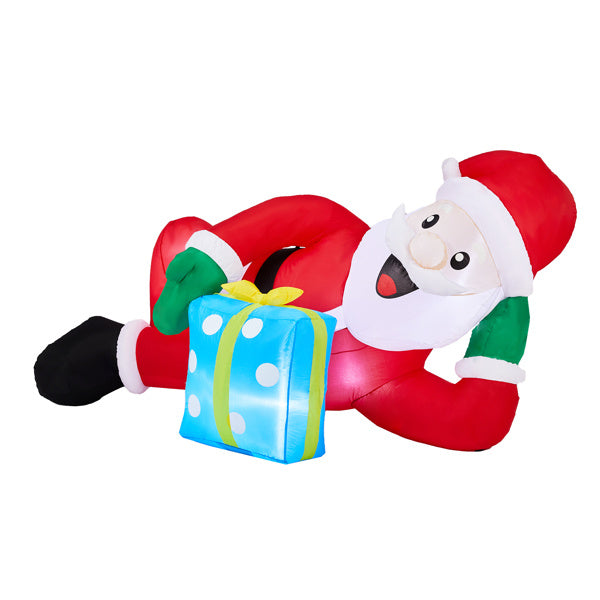 7FT Lighted Christmas Inflatable Decoration, Inflatable by LumiqHome – elegant led christmas décor in a cozy setting