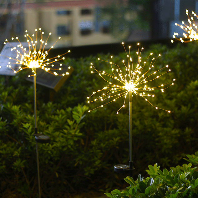 Solar Ground Firework Light Outdoor – LED Copper Wire