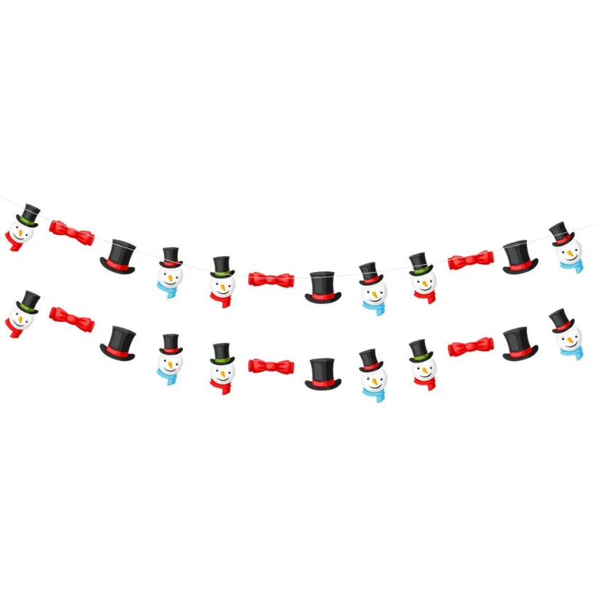 24PCS Christmas Banner Paper Christmas Sign Garland Gin by LumiqHome – elegant holiday home décor in a cozy setting