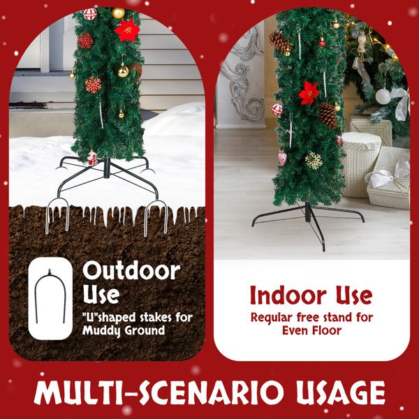 240x40x265cm PVC Christmas Arch – LumiqHome