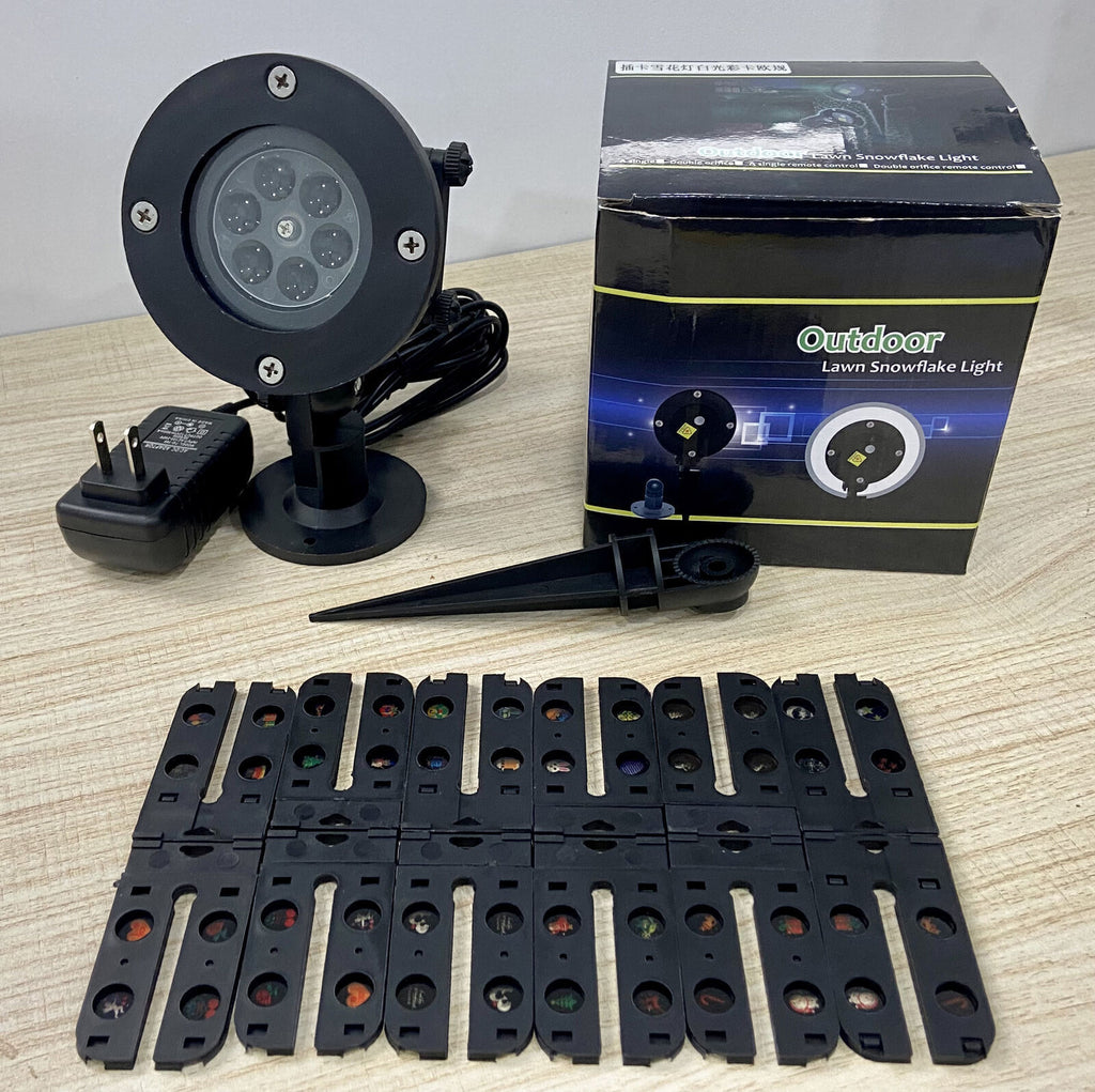 48 Pattern Christmas Projector Laser Light Snow LED Lam – LumiqHome