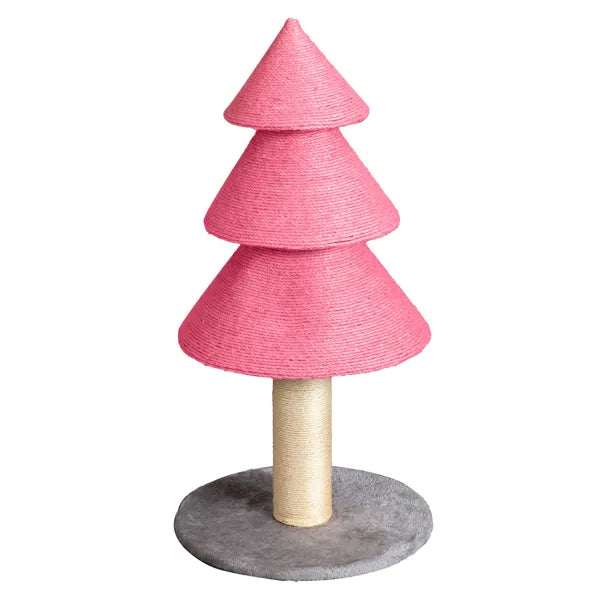 31.5" Christmas Tree Cat Scratcher - Large Sisal Scratching Post Tower - LumiqHome