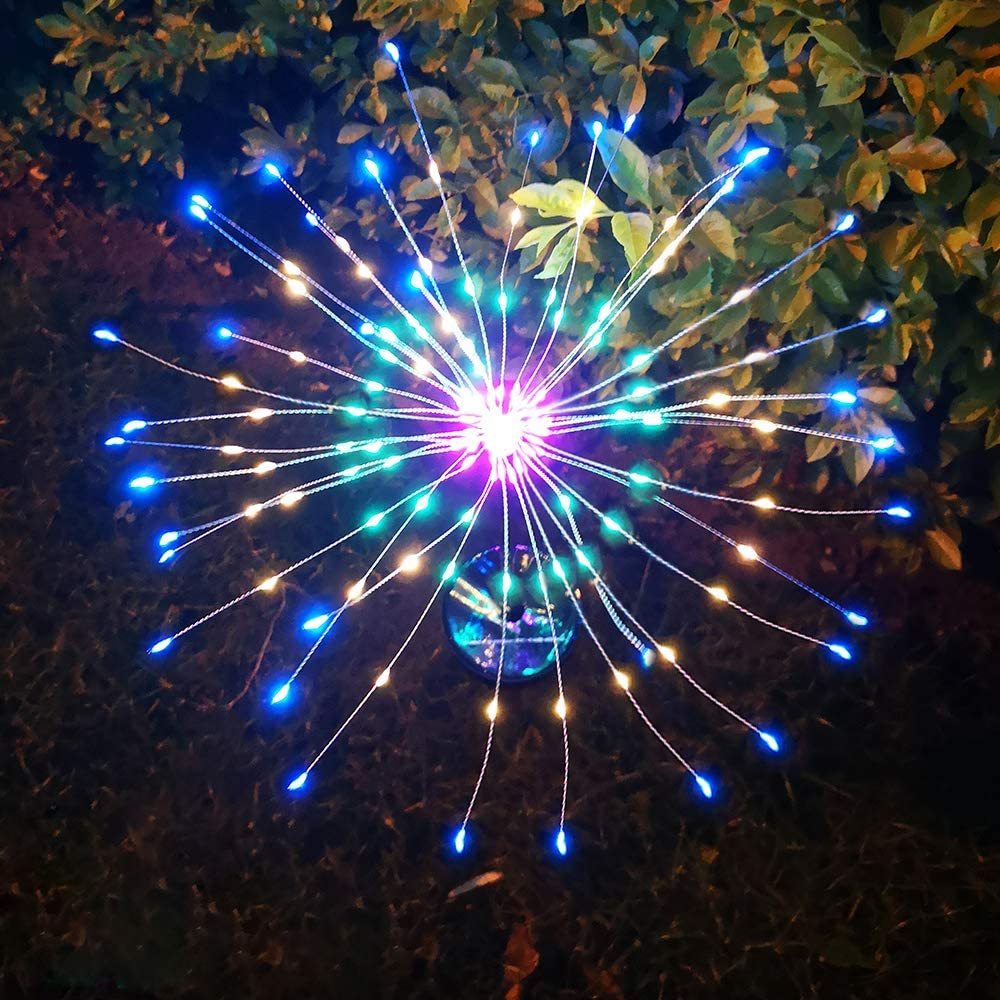 Solar Ground Firework Light Outdoor – LED Copper Wire